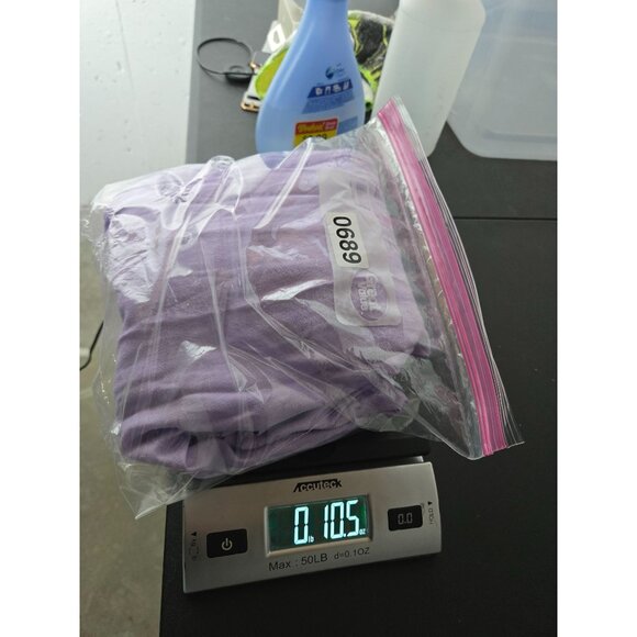 Jodifl Purple Embroidered V-Neck Knee Length Dress Size Medium Neon Easter Date - Picture 10 of 10